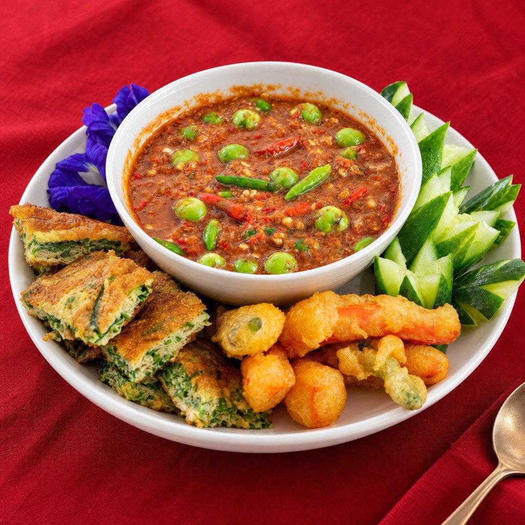 น้ำพริกกะปิ — Shrimp Paste Chili Dip